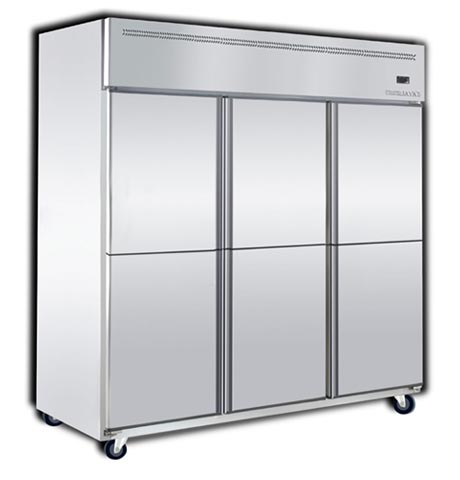 commercial stainless steel upright freezer